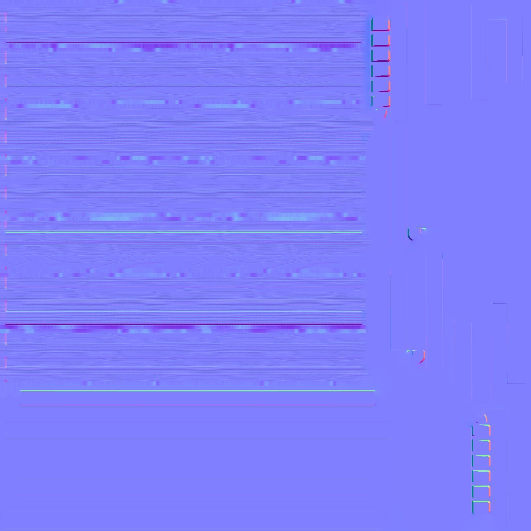 Architectural Park Wood stainless steel Bench Low-poly 3D model_7