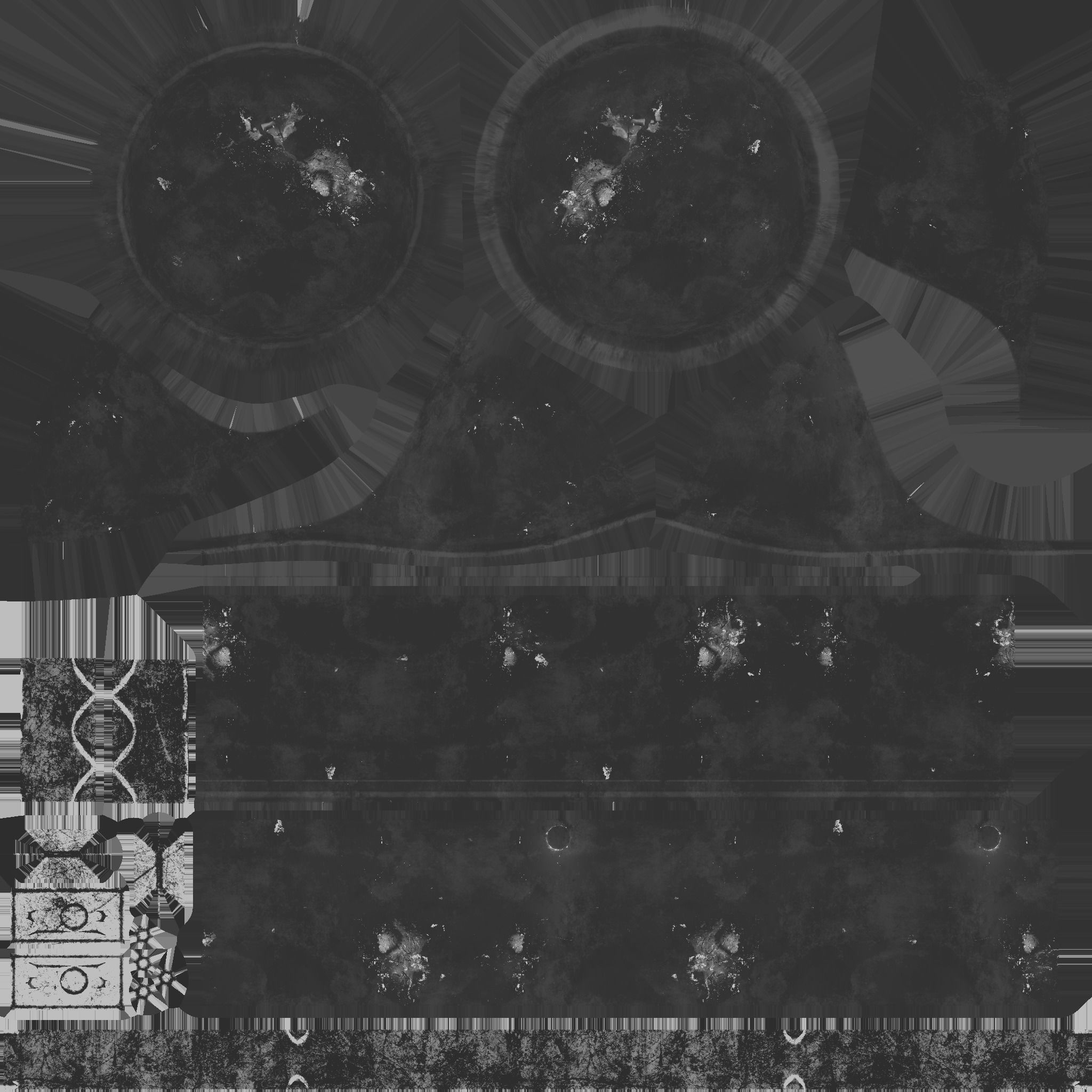 Architectural Park garbage can  Low-poly 3D model_7