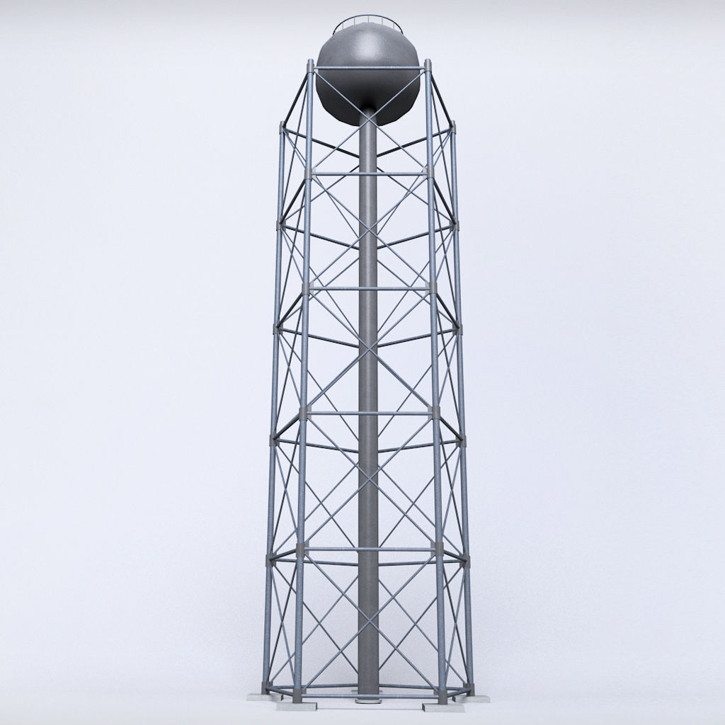 Rocket launch complex 3D model_23