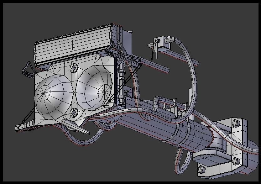 Train coupler 3D model_6
