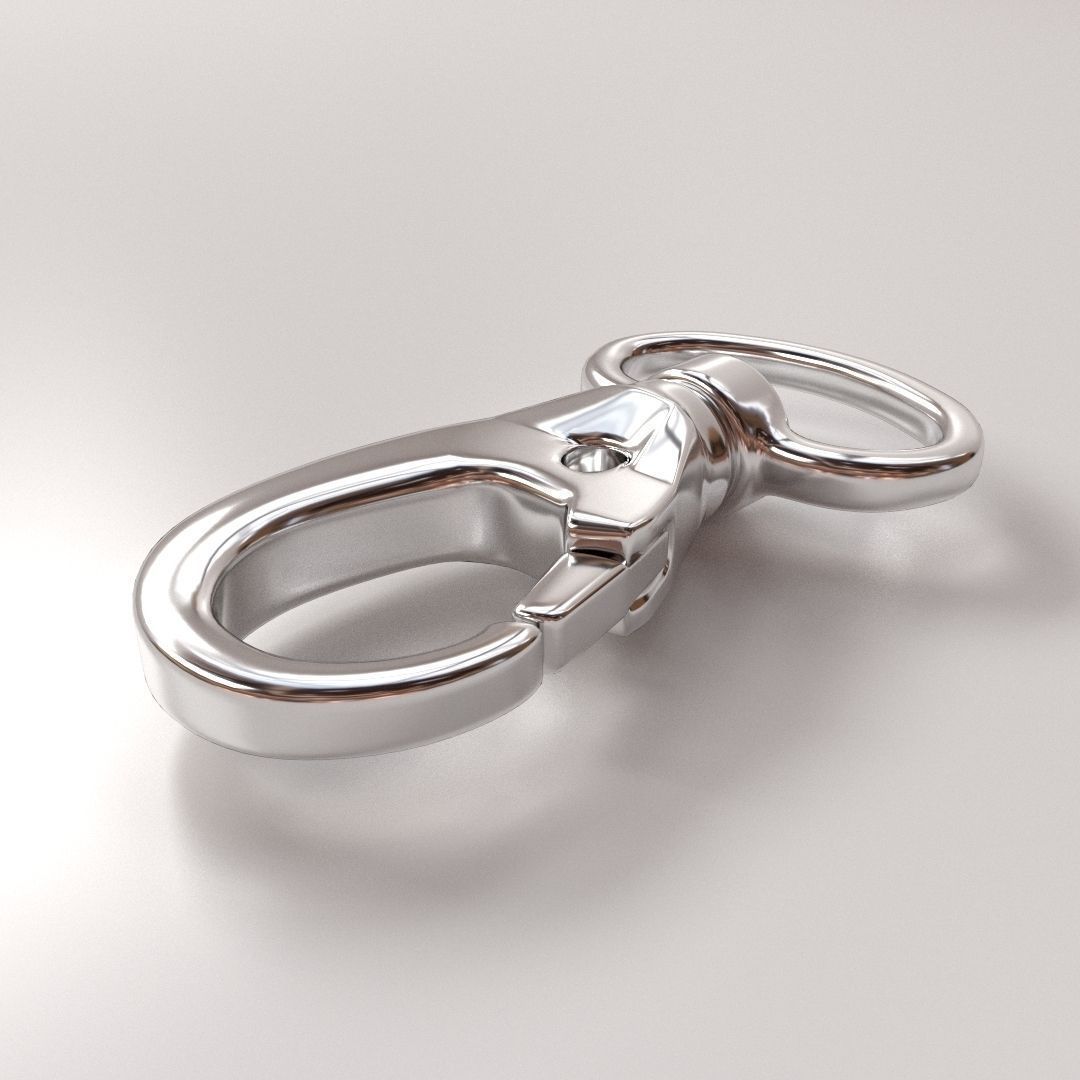 Trigger Snap Hook 3D model_2