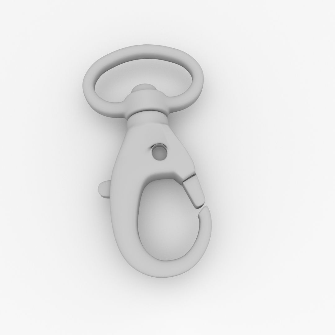 Trigger Snap Hook 3D model_3