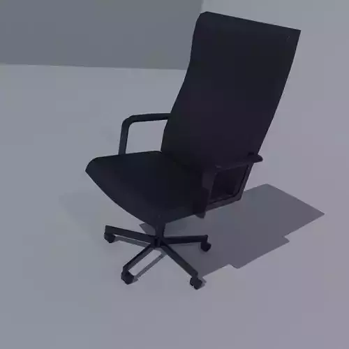 Leather Office Chair Free low-poly 3D model
