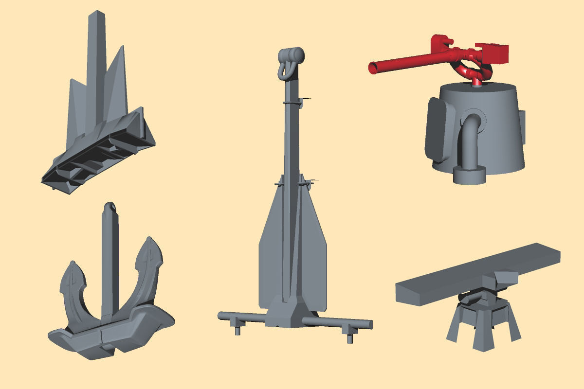 NAVY Equipment Set part1 3D model_3