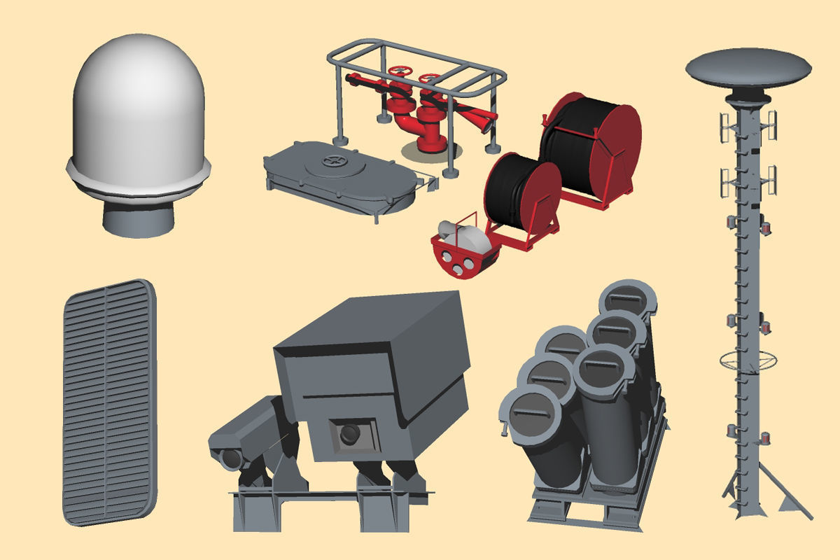 NAVY Equipment Set part1 3D model_1