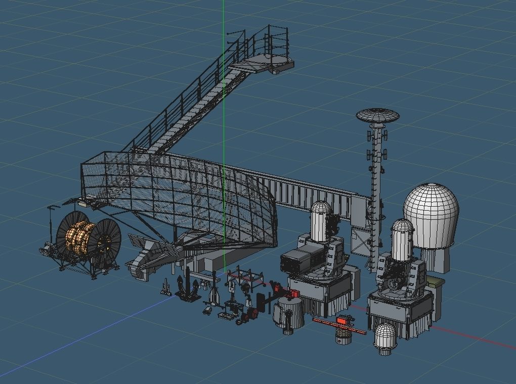 NAVY Equipment Set part1 3D model_7