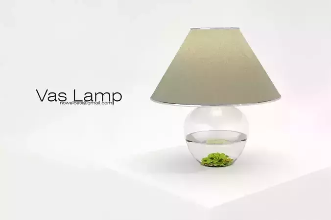 Vas Lamp Free low-poly 3D model