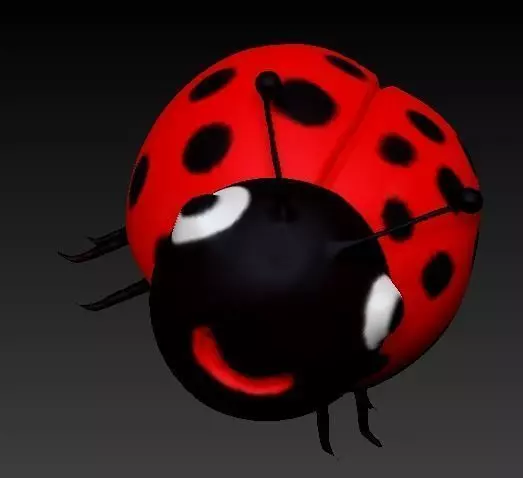 Shoemaker ladybug 3D model_0
