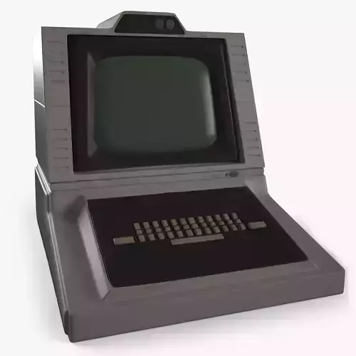 Retro Computer 3D model