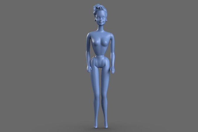 Barbie Doll Toy 3D model