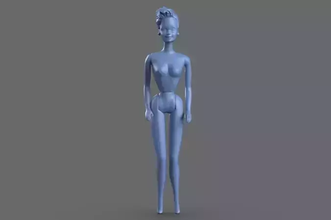 Barbie Doll Toy 3D model