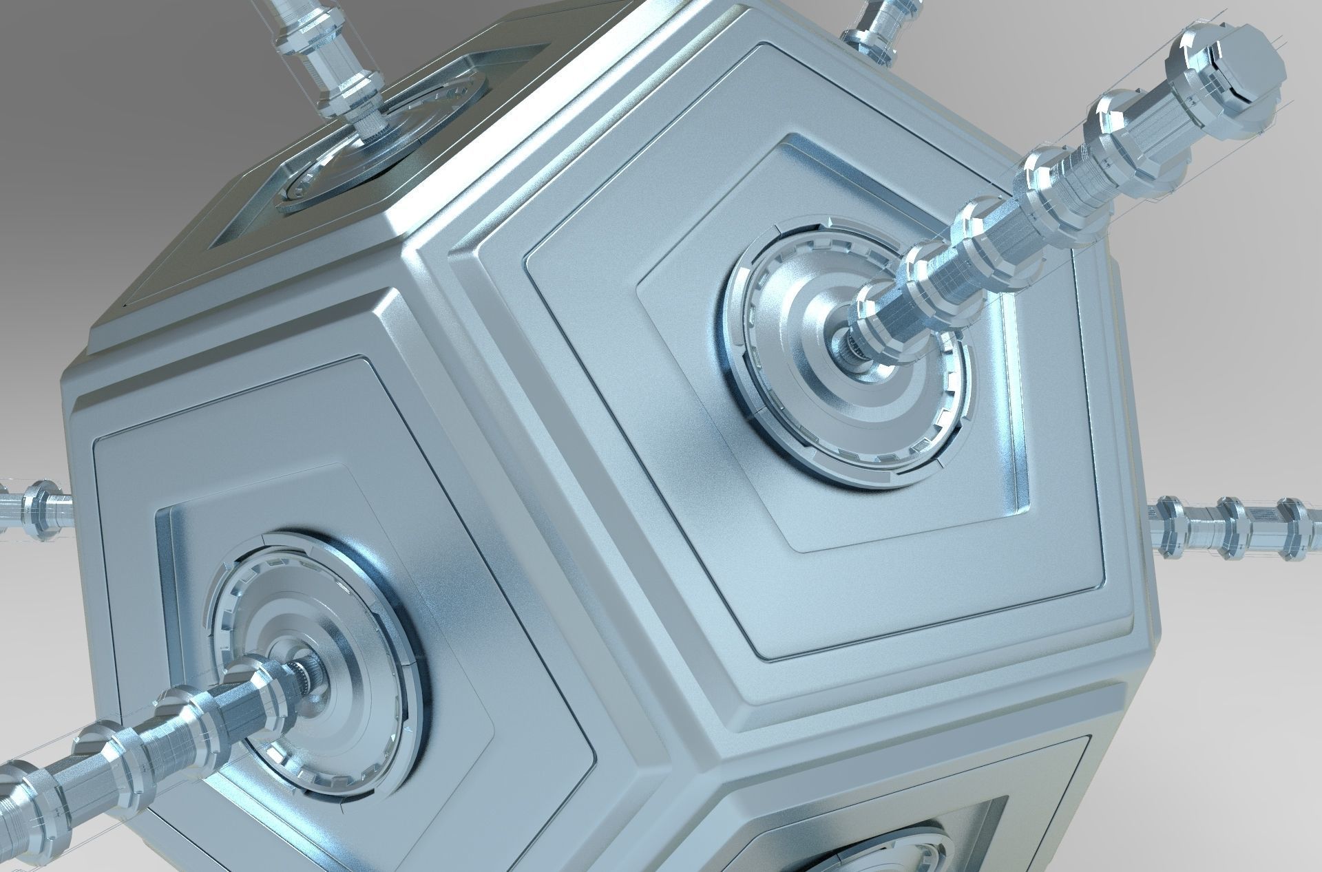 Abstract Art 3D model_1