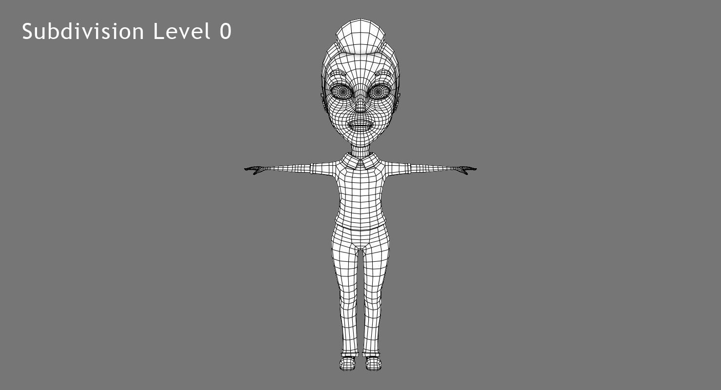 3D Leo and Anna Rigged Low-poly 3D model_13