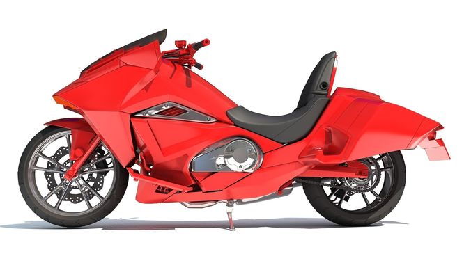 Sport Motorcycle - 3D Models 3D model