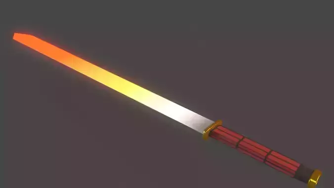 LowPoly Game Model Sword
