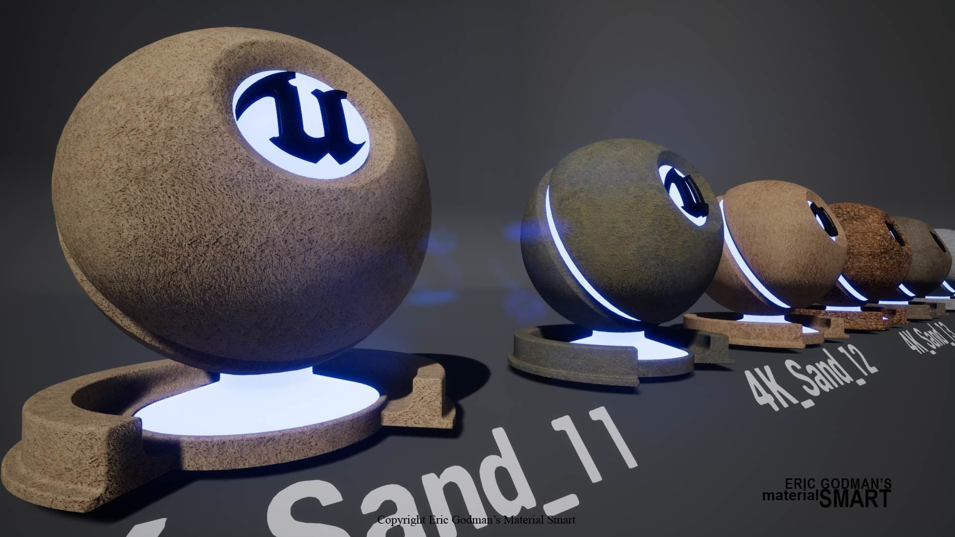 Optimized Sand World Aligned Materials 3D model_9