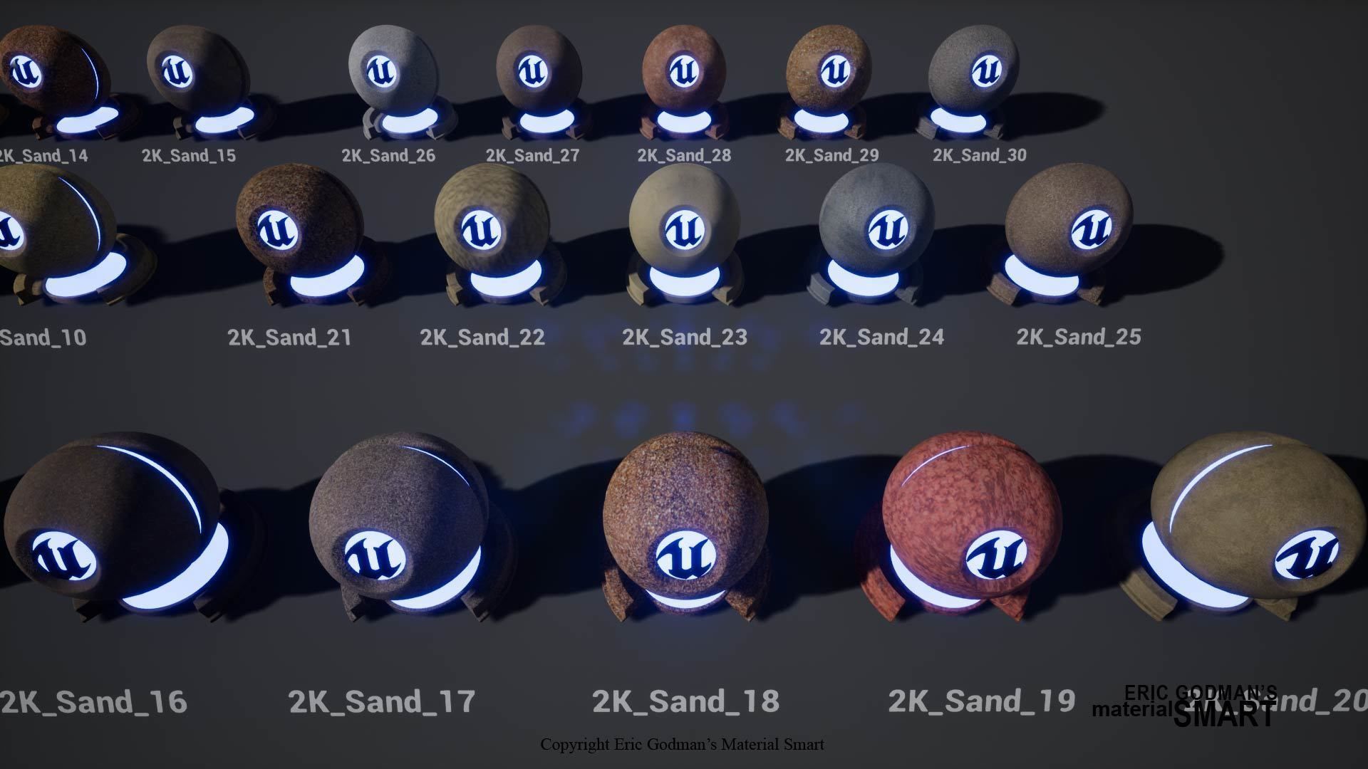 Optimized Sand World Aligned Materials 3D model_3
