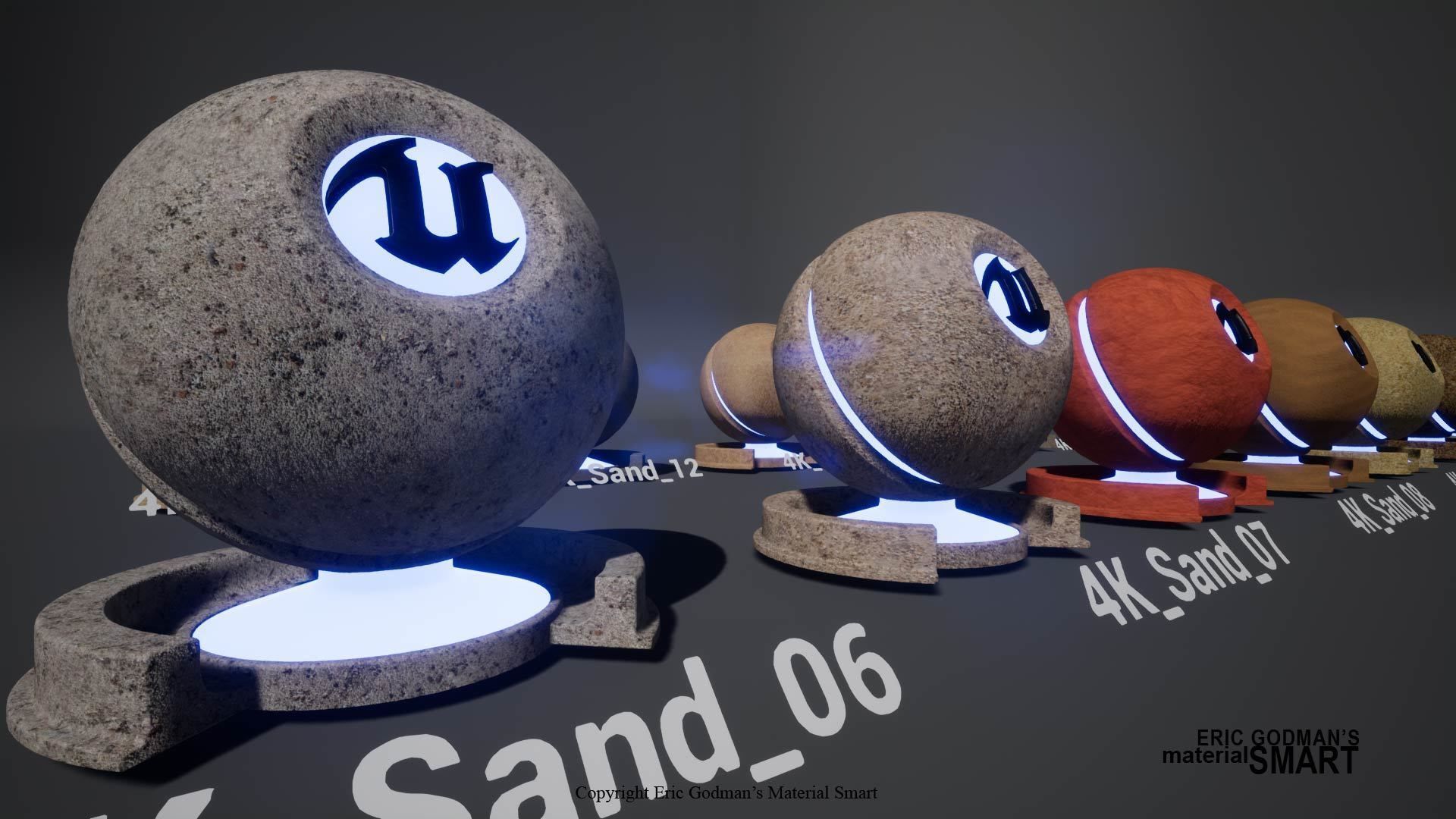 Optimized Sand World Aligned Materials 3D model_8