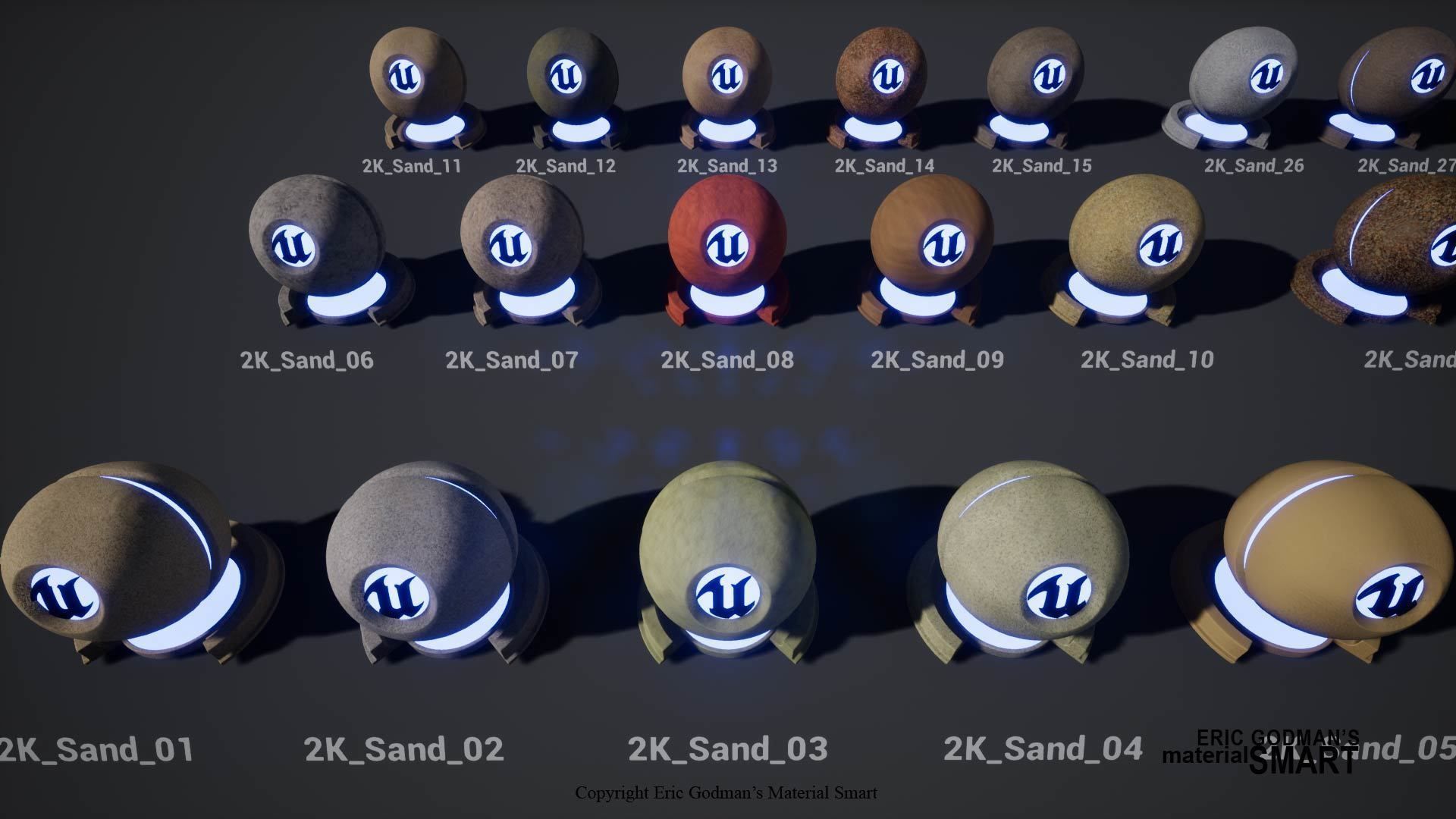 Optimized Sand World Aligned Materials 3D model_4