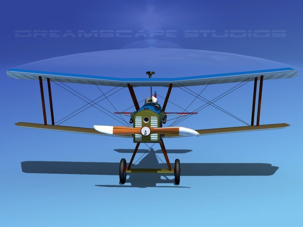 RAF SE-5A Fighter V10 3D model_2