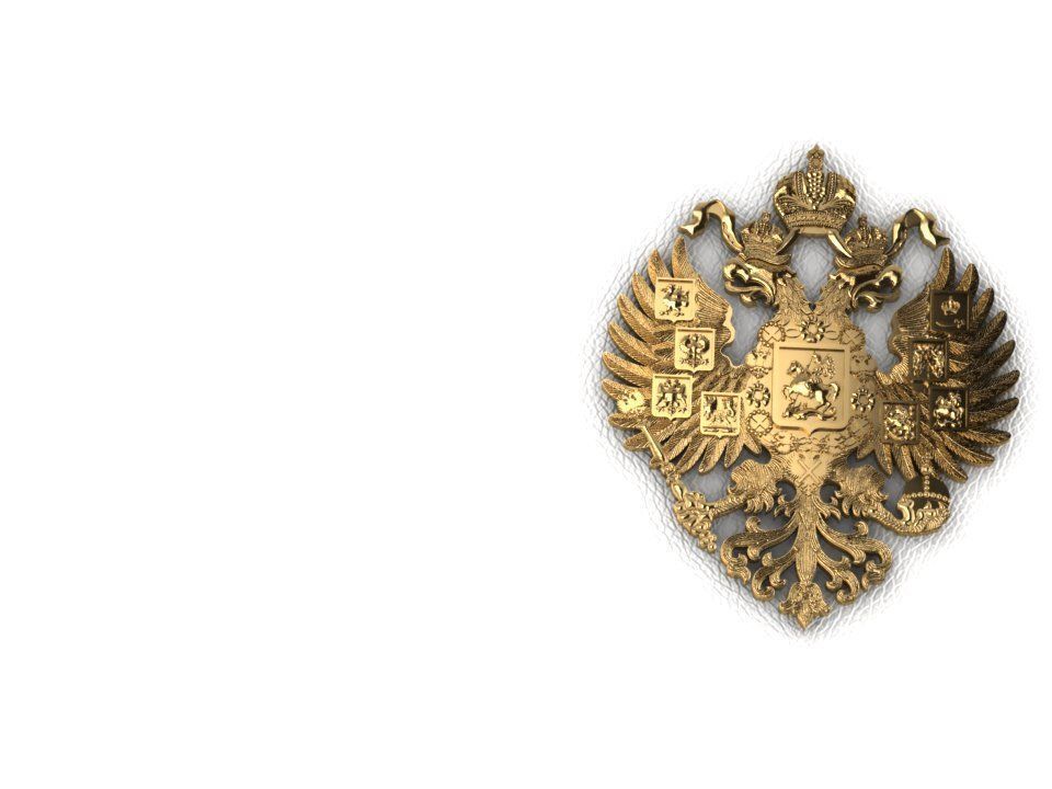 Coat of arms of the Russian Empire 3D print model_1