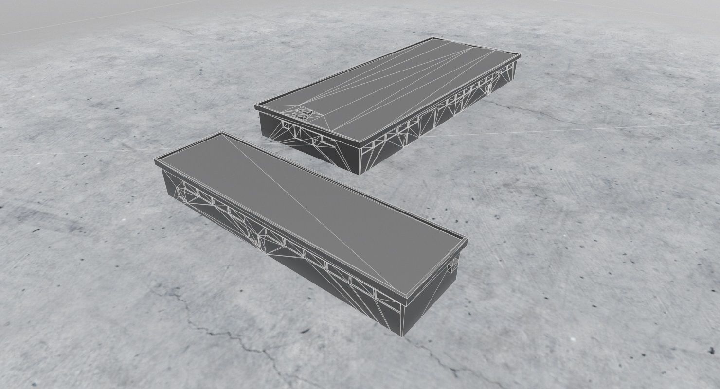LQSA Storage 1 Low-poly 3D model_8