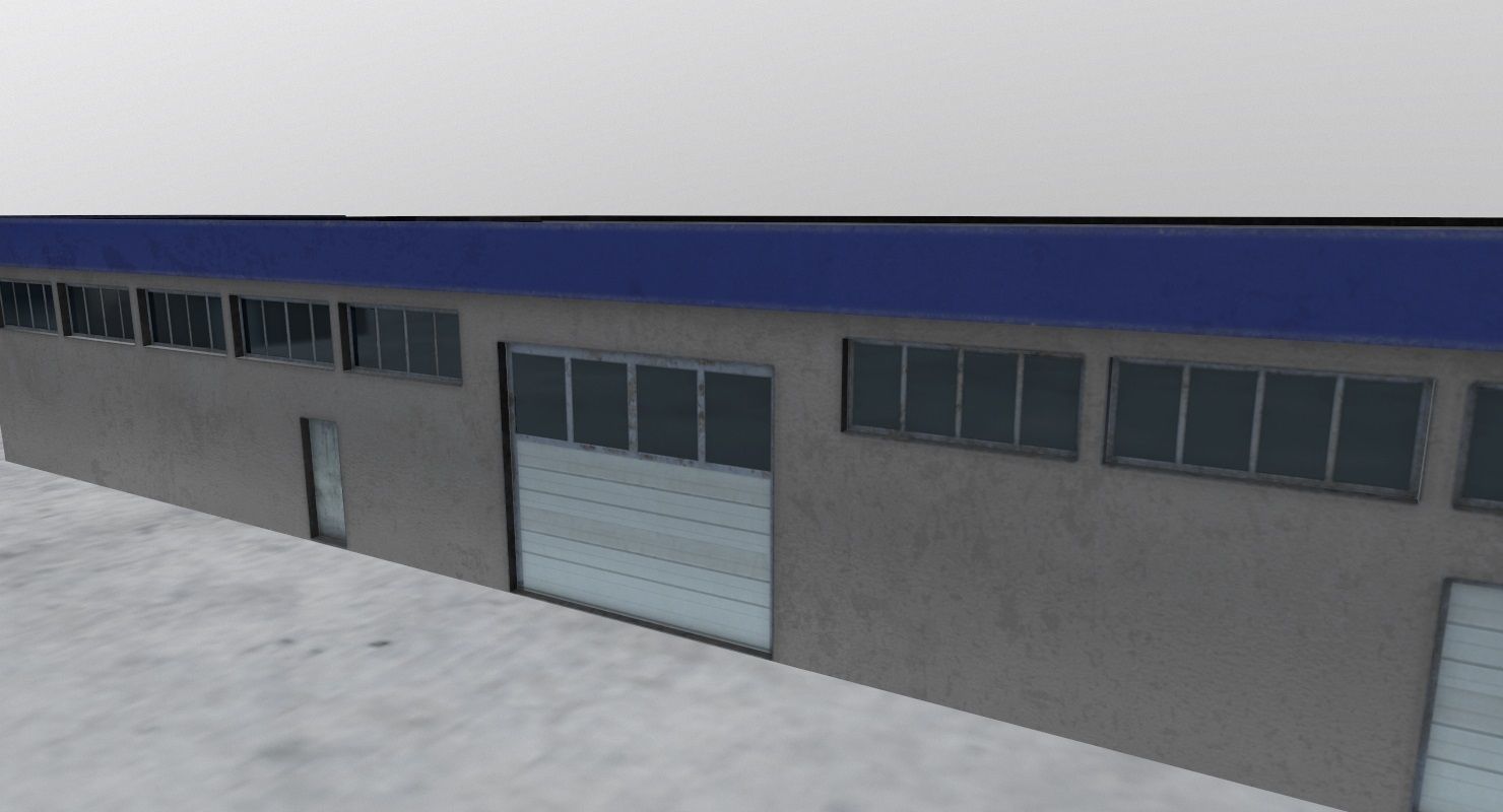 LQSA Storage 1 Low-poly 3D model_3