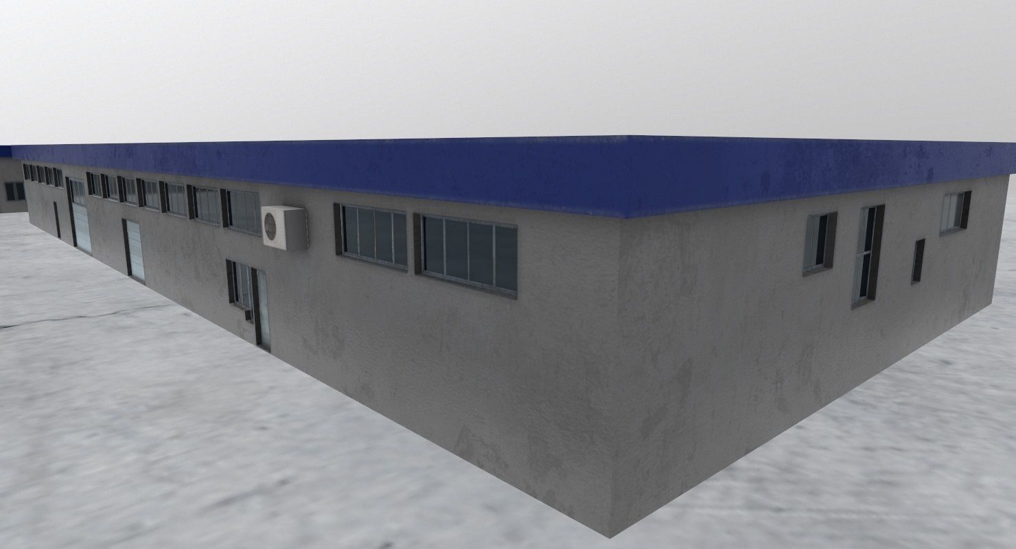 LQSA Storage 1 Low-poly 3D model_2