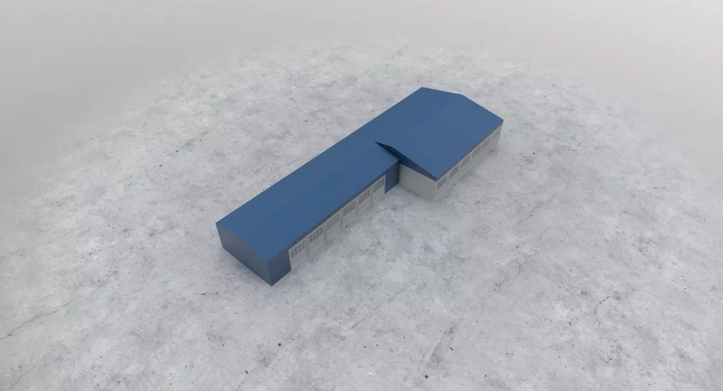 LQSA Storage 2 Low-poly 3D model_0