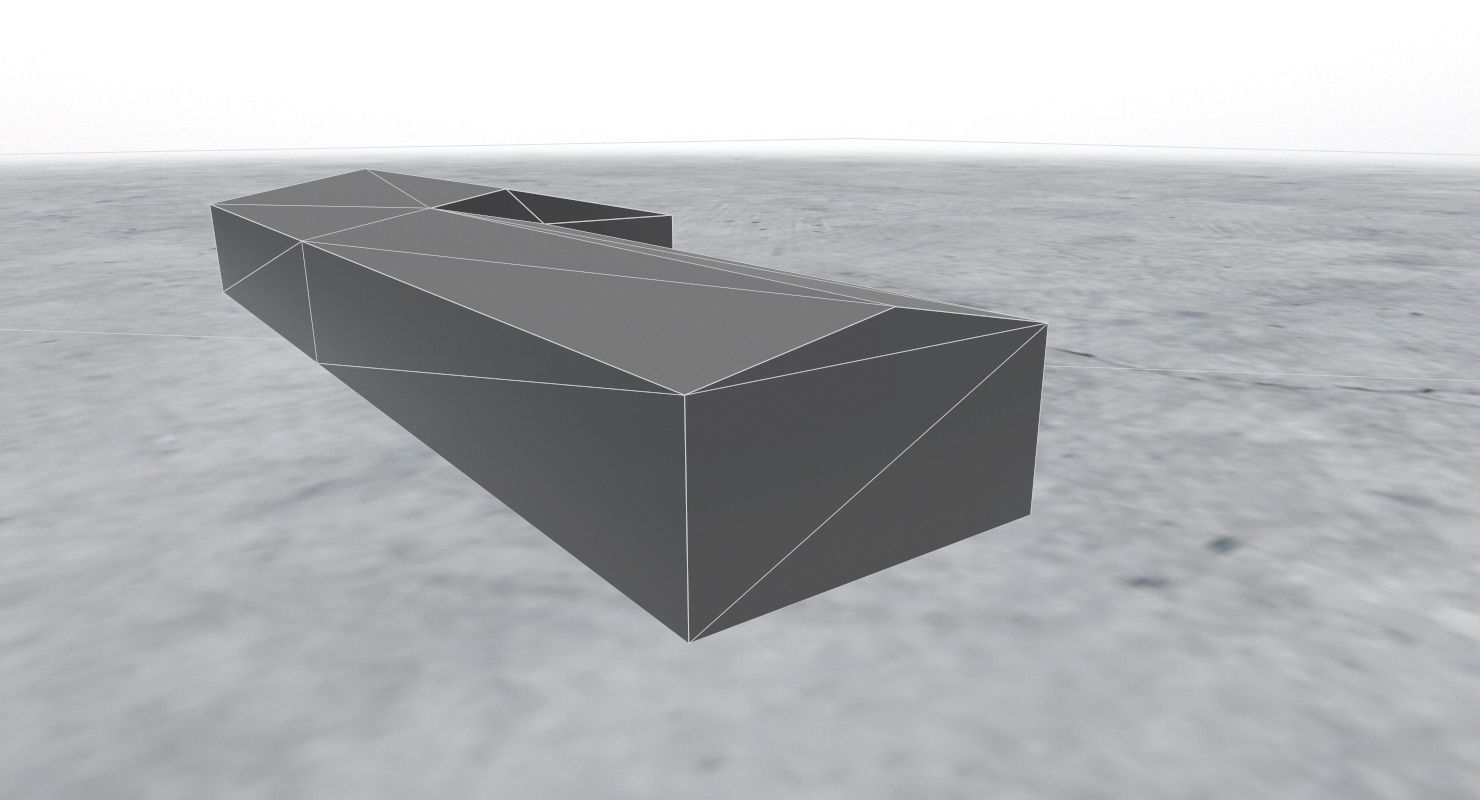 LQSA Storage 2 Low-poly 3D model_9