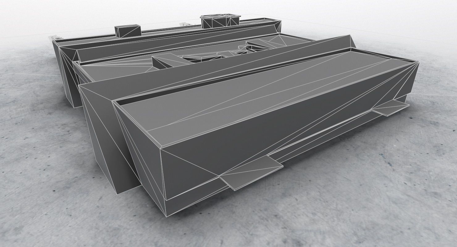 LQSA Terminal Low-poly 3D model_12