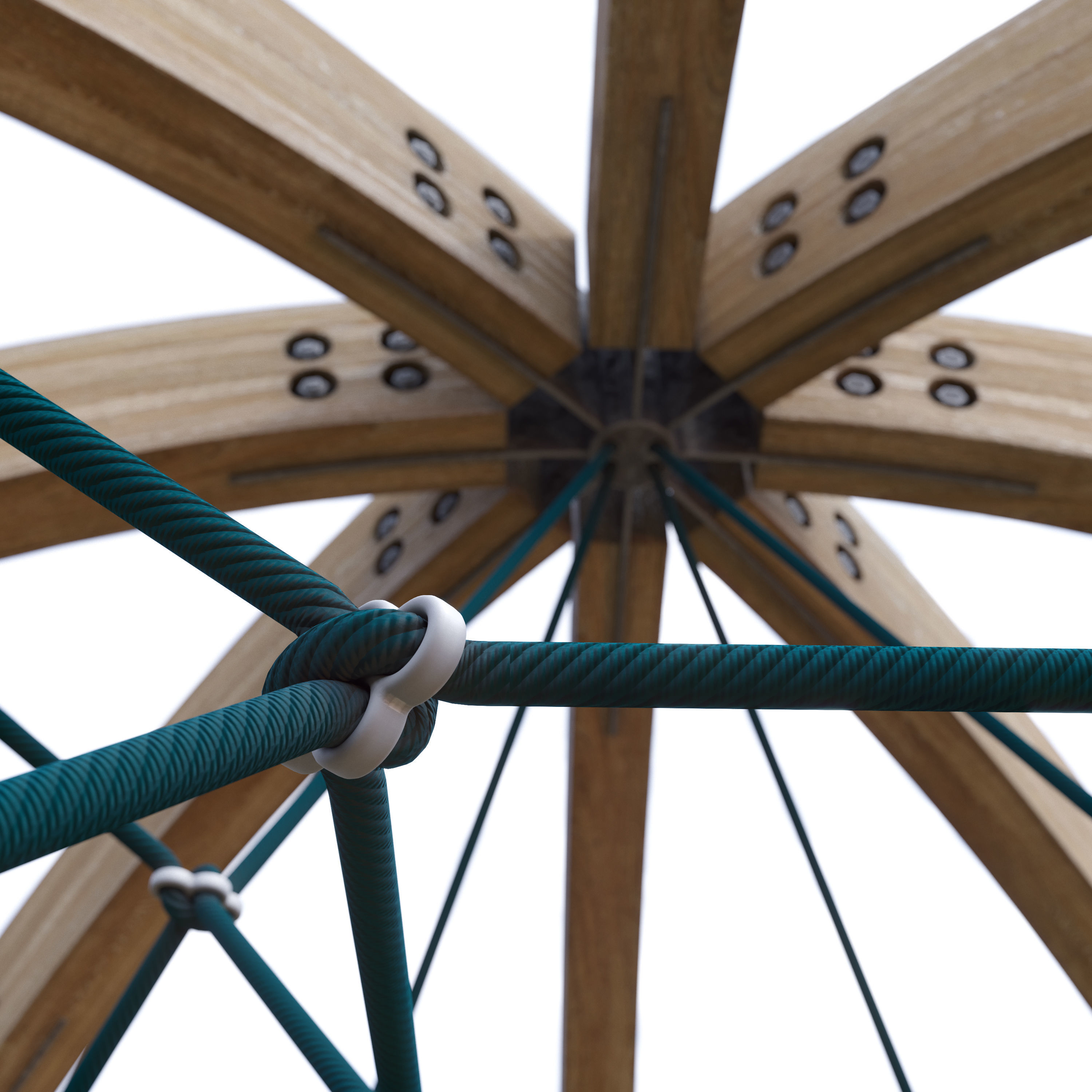 modern playground Berliner globe 3D model_9