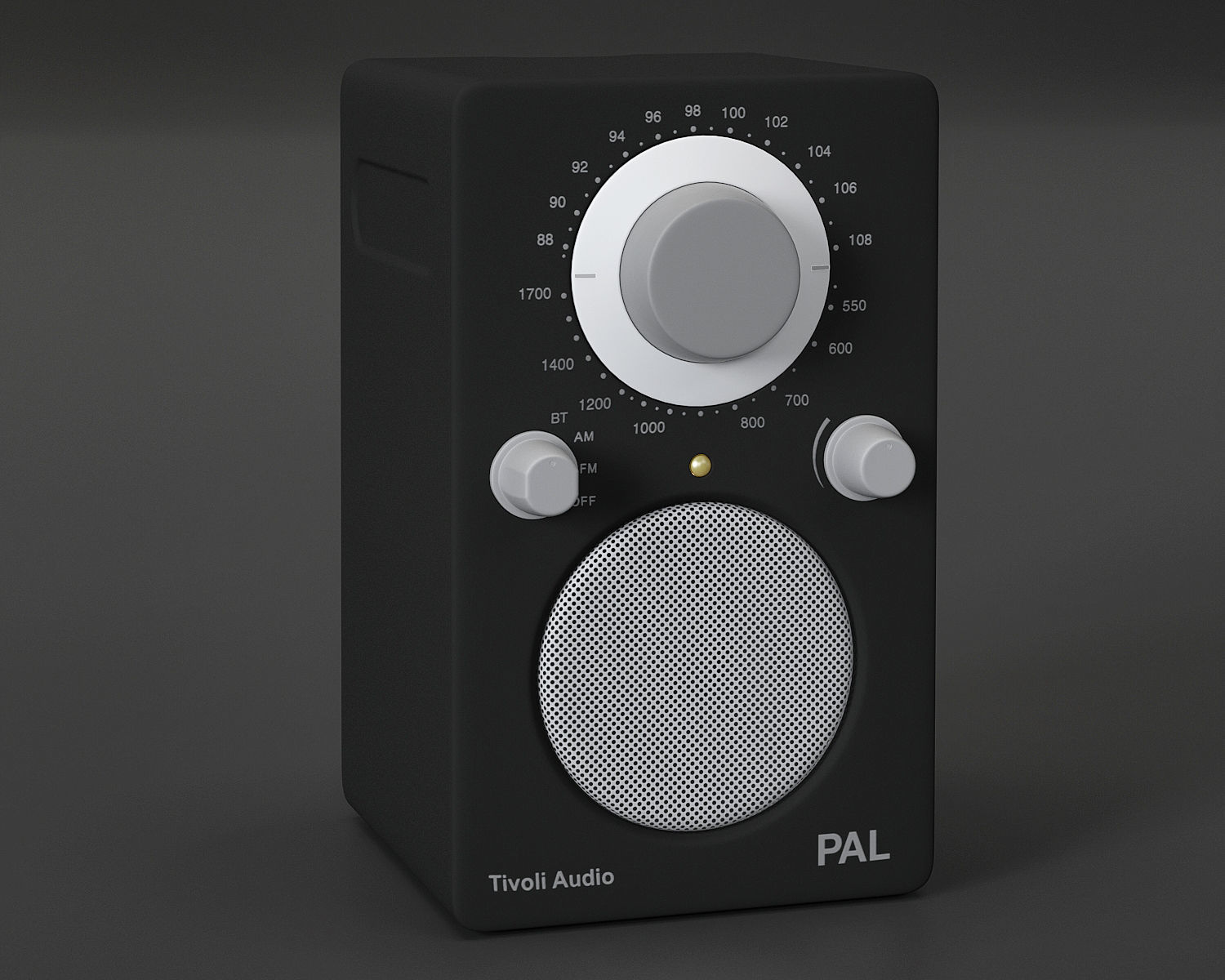 Tivoli audio PAL white and grey 3D model_2
