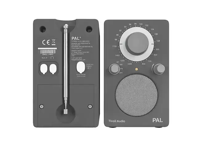 Tivoli audio PAL white and grey 3D model