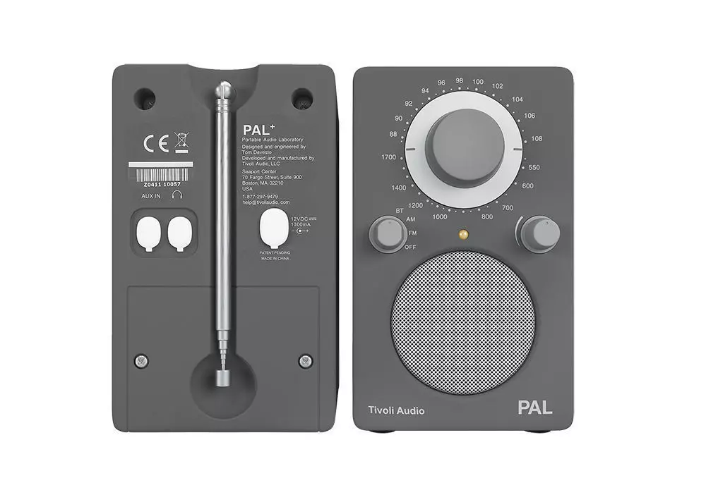 Tivoli audio PAL white and grey 3D model_0