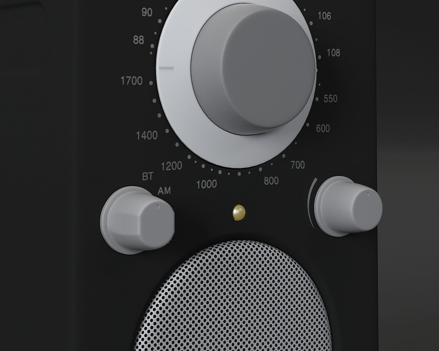 Tivoli audio PAL white and grey 3D model_7