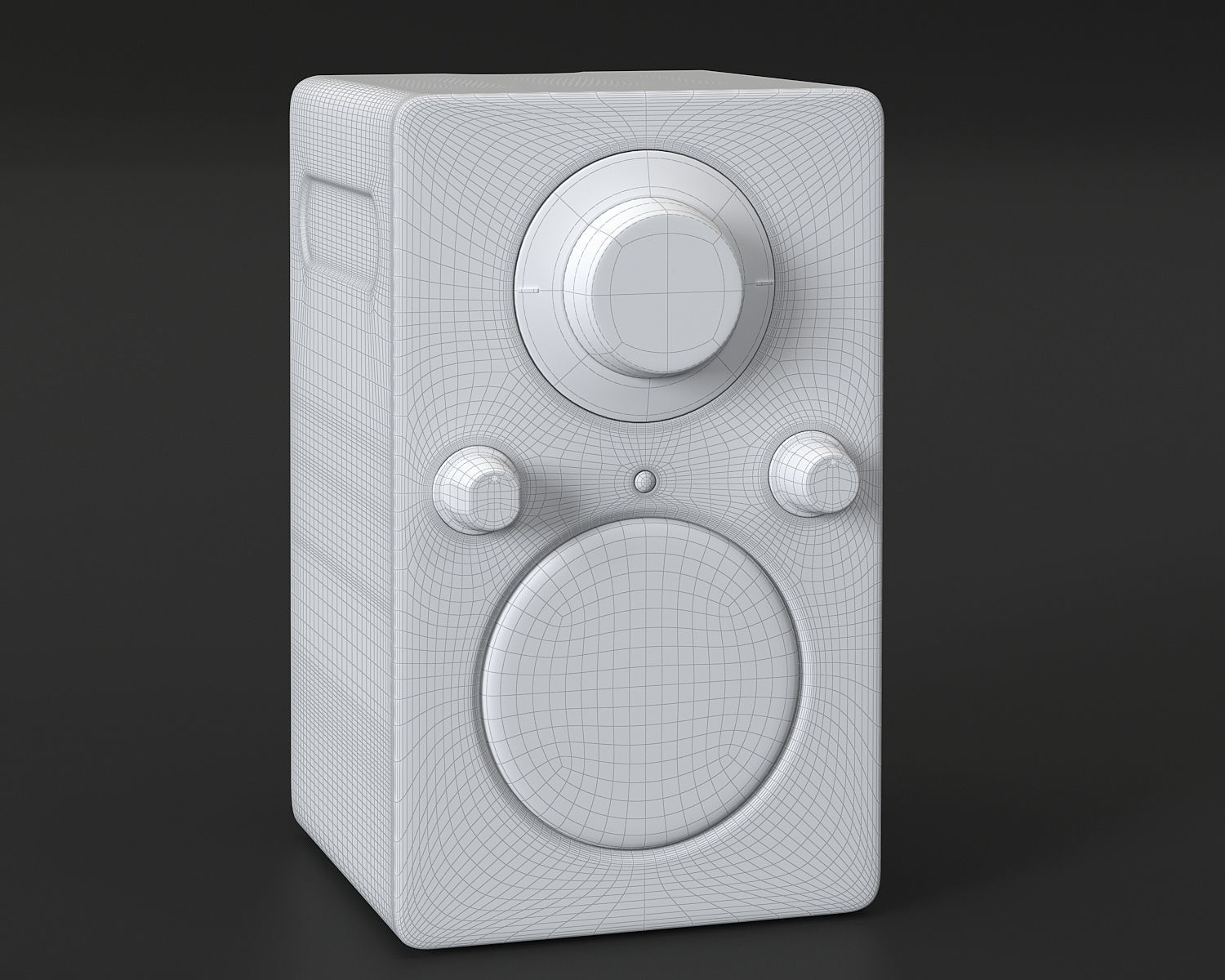 Tivoli audio PAL white and grey 3D model_6