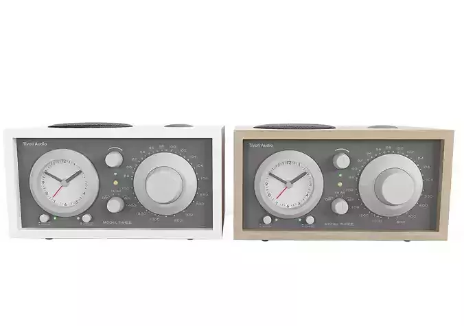 Tivoli model THREE white and wood