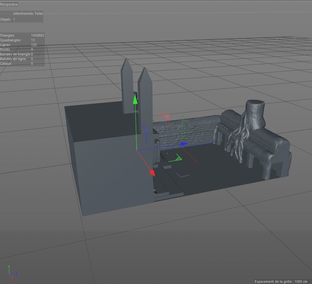 Aztec Incas Scene Pack Free 3D model_1