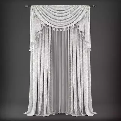 Curtain 3D model 342