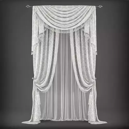 Curtain 3D model 343