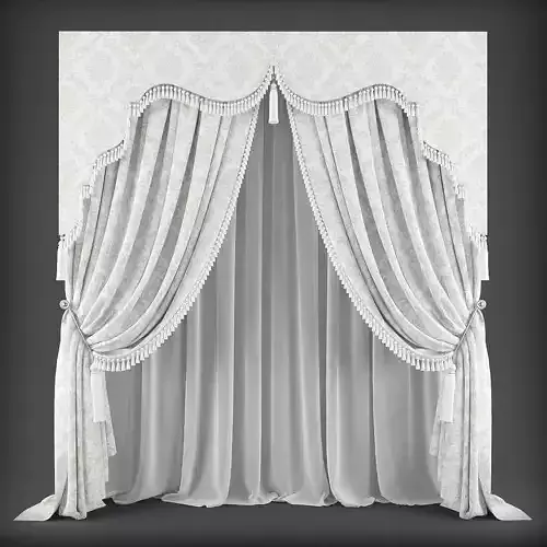 Curtain 3D model 345