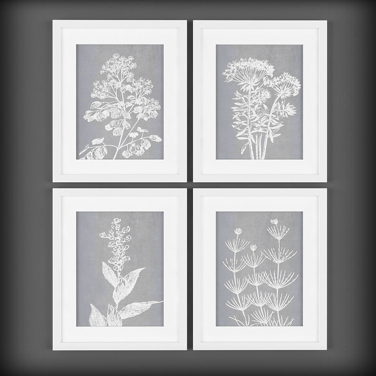 Picture Frames Low-poly 3D model_2