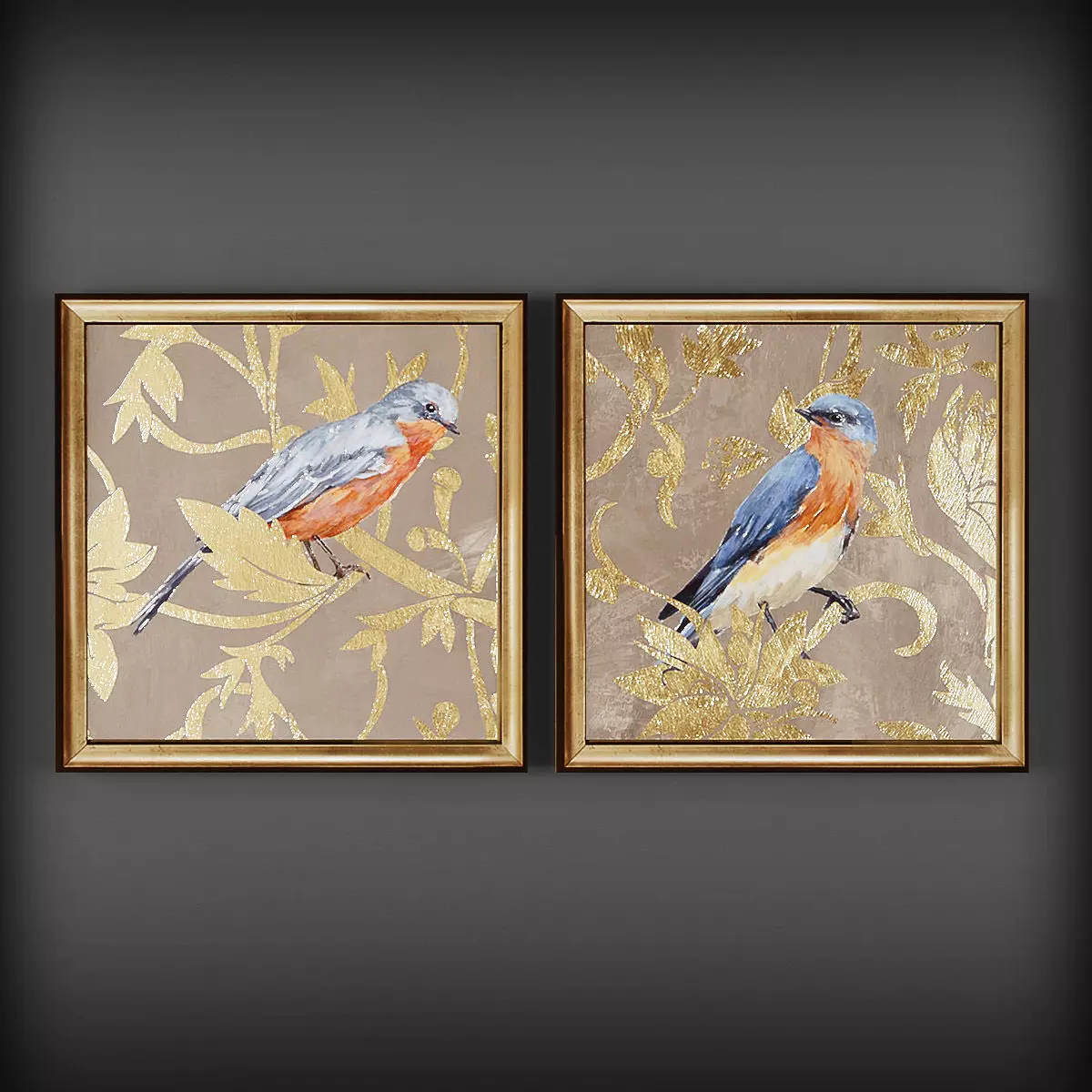 Picture Frames VR Low-poly 3D model_0