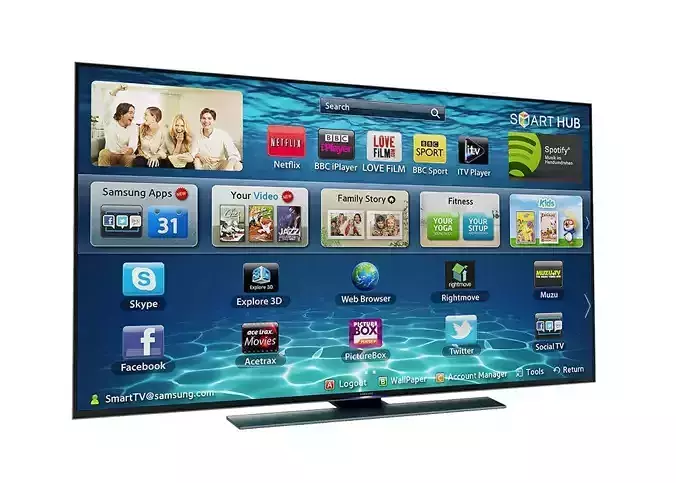 Samsung UN55HU8550 55 INCH TV 3D model