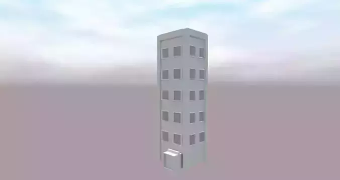Low-poly building pack 1