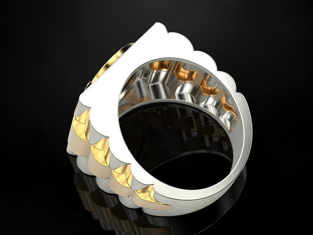 Ring Two Pistols 3D print model_11