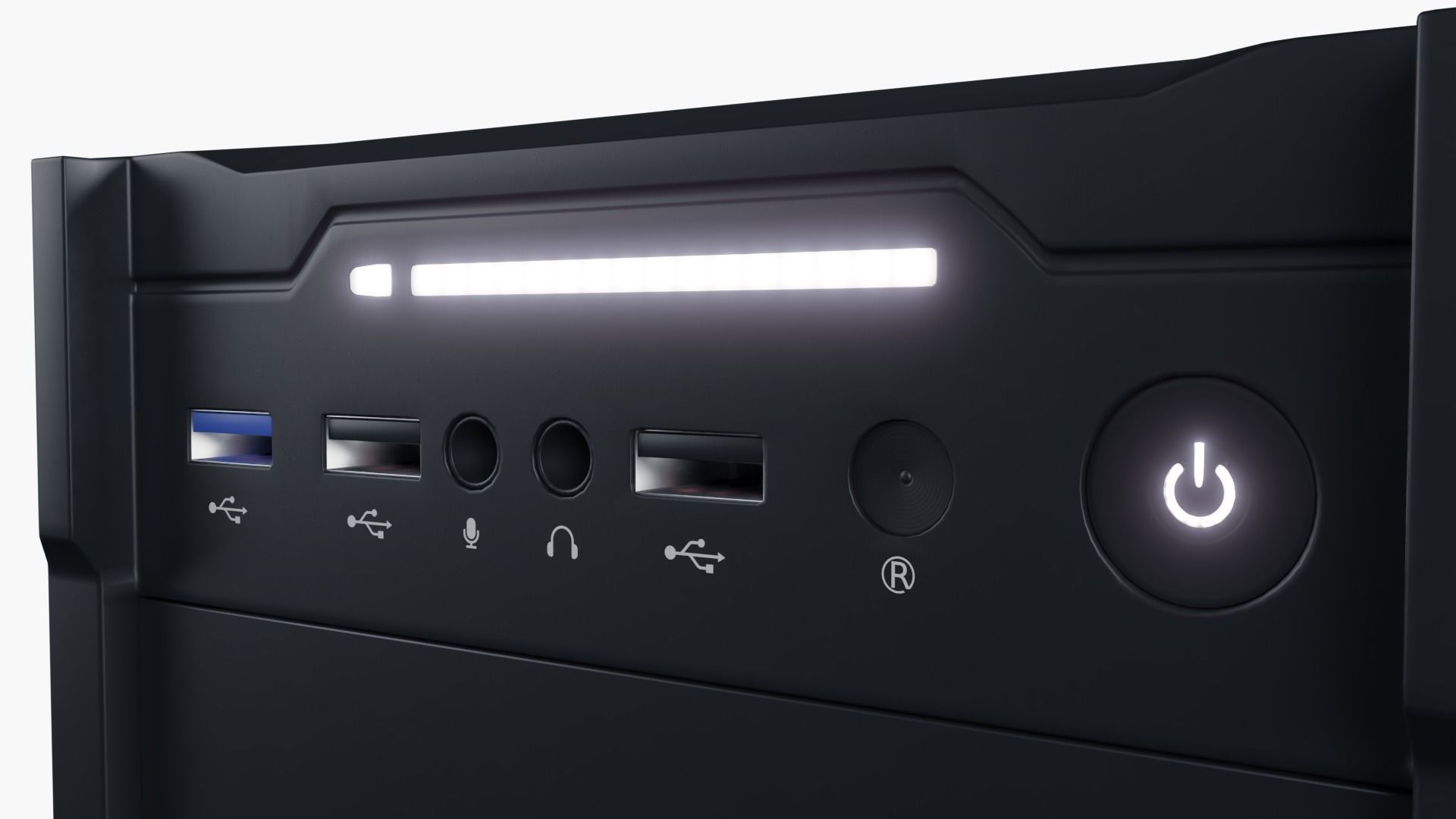 PC Computer Case 3D model_5