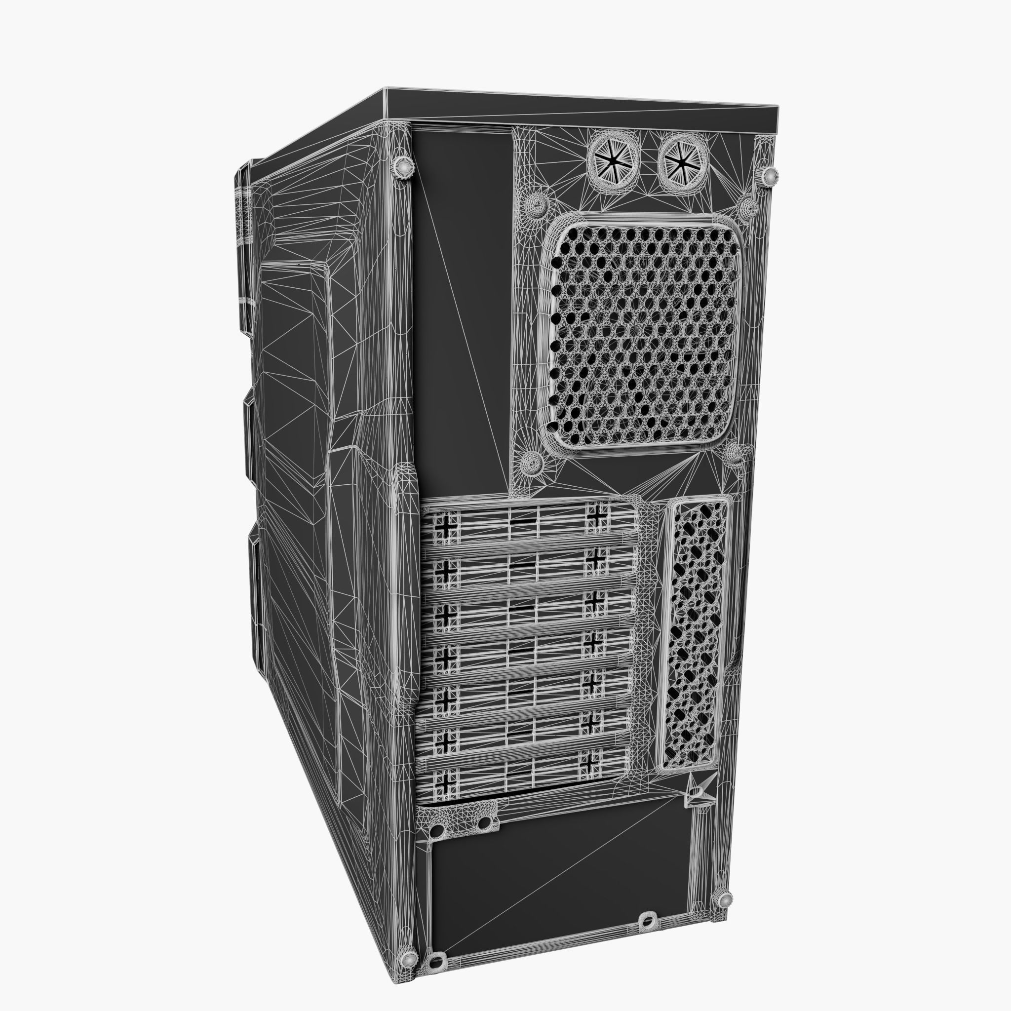 PC Computer Case 3D model_4