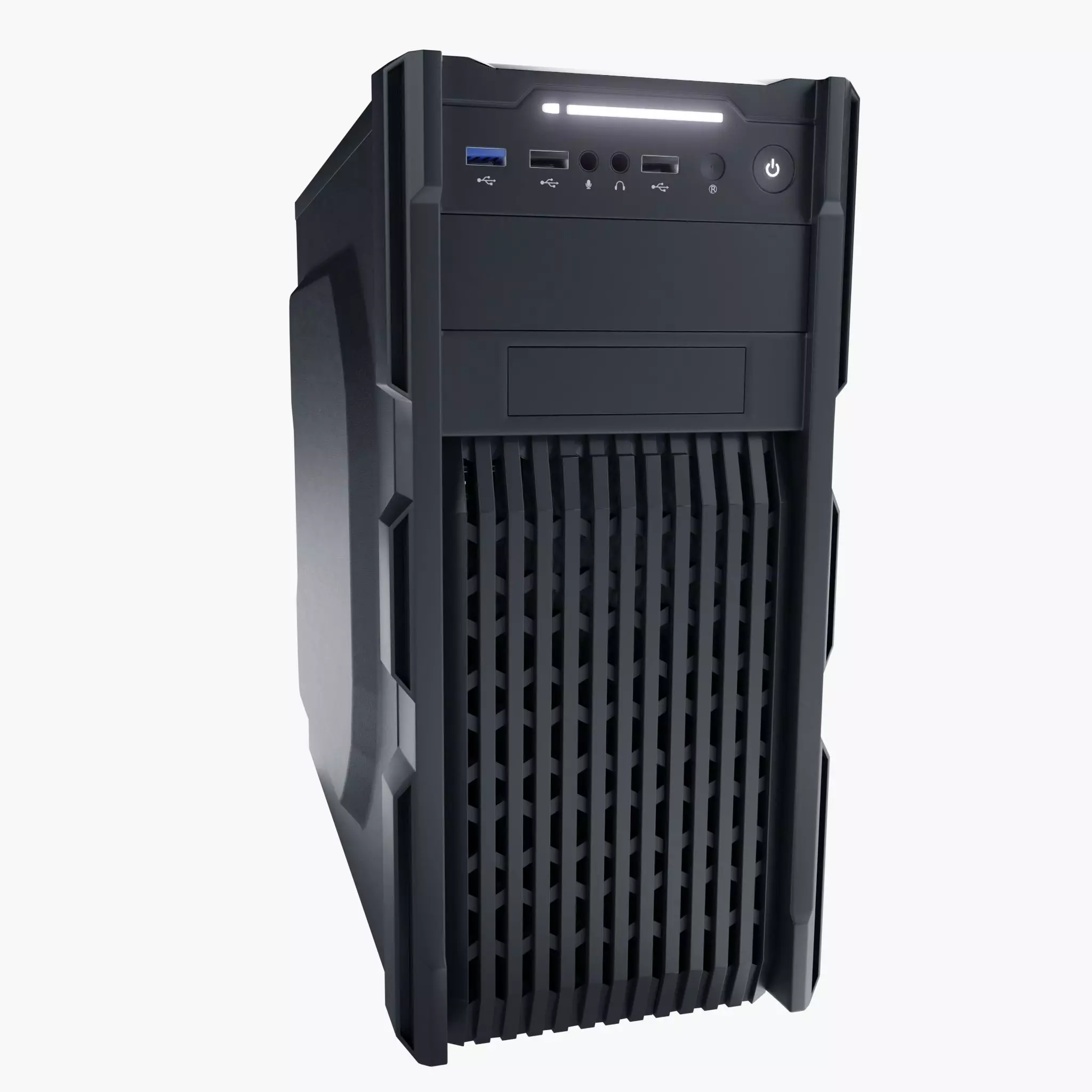 PC Computer Case 3D model_0